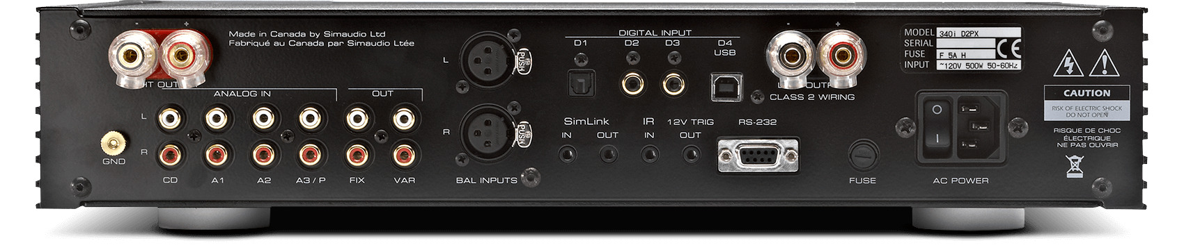Play Hifi Toulouse Ampli intégré MOON 340IX - noir